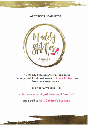 Thumbsie® voted Best Children’s Business in Muddy Stilettos Awards 2017
