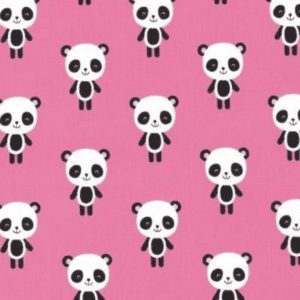 Pink Panda fabric