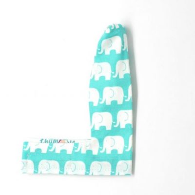 Teal Elephant Finger Guard to stop finger sucking