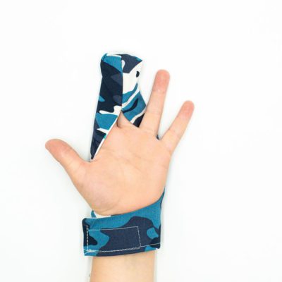 Blue Camo Thumbsie® Finger Guard